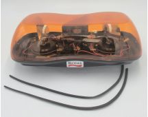 BRITAX Dual Rotating Beacon Amber Double Flashing Light 12V. Part No 420-00-12V