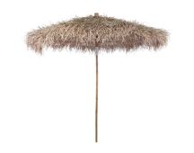 vidaXL Bamboo Parasol with Banana Leaf Roof 210 cm