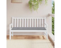 vidaXL Garden Bench Cushion Grey 150x50x3 cm Oxford Fabric