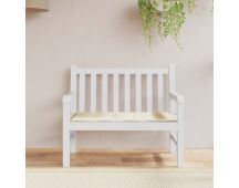 vidaXL Garden Bench Cushion Cream 100x50x3 cm Oxford Fabric