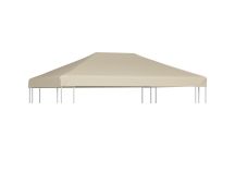 vidaXL Gazebo Top Cover 310 g/m� 4x3 m Beige