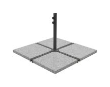 vidaXL Umbrella Weight Plate Granite 25 kg Square Grey