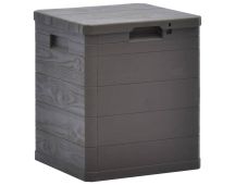 vidaXL Garden Storage Box 90 L Brown