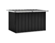 vidaXL Garden Storage Box Anthracite 109x67x65 cm