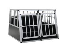 vidaXL Dog Cage with Double Door 94x88x69 cm