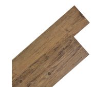 vidaXL Self-adhesive PVC Flooring Planks 5.02 m�  2 mm Walnut Brown