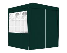 vidaXL Professional Party Tent with Side Walls 2x2 m Green 90 g/m�