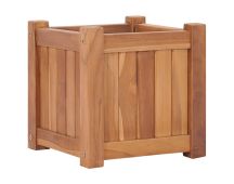 vidaXL Raised Bed 30x30x30 cm Solid Teak Wood