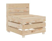 vidaXL Garden Pallet Sofa Wood