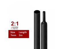 2m Polyolefin Shrink Tube 9/32" (7mm) 2:1 Ratio Heat Shrink Tubing Sleeving Wrap Shrinking