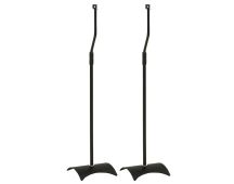 vidaXL Universal Speaker Stand 2 pcs Black