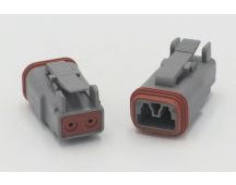 Narva 2 way deutsch waterproof male connector housing