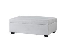 Artiss Ottoman Storage Sofa Bed 112cm Foldable Grey