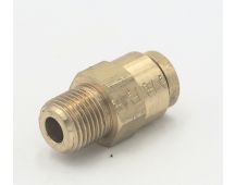 Parker brass pneumatic 1/4" push to connect tube fitting