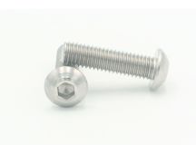 Socket head 6 x 25 mm stainless steel button head fasteners