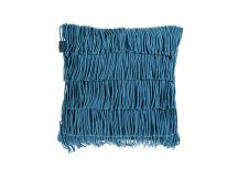 Bedding House Flapper Applique Filled Square Cushion - Blue