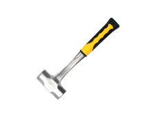 2LB+3LB Steel Hammer Double Octagonal Heavy Duty Solid Forged Rubber Grip Handle