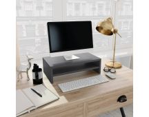 vidaXL Monitor Stand Grey 42x24x13 cm Engineered Wood