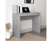 vidaXL Desk Concrete Grey 90x40x72 cm Engineered Wood