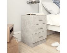 vidaXL Bedside Cabinets 2 pcs Concrete Grey 38x35x56 cm Engineered Wood