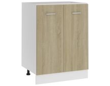 vidaXL Bottom Cabinet Sonoma Oak 60x46x81.5 cm Engineered Wood