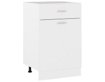 vidaXL Drawer Bottom Cabinet White 50x46x81.5 cm Engineered Wood