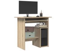 vidaXL Desk Sonoma Oak 80x45x74 cm Engineered Wood