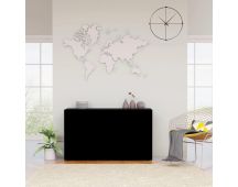 vidaXL Sideboard Black 120x36x69 cm Engineered Wood