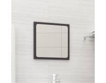 vidaXL Bathroom Mirror Grey 40x1.5x37 cm Engineered Wood