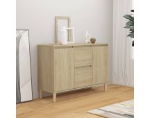 vidaXL Sideboard Sonoma Oak 103.5x35x70 cm Engineered Wood