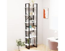 vidaXL Storage Shelf White 60x30x210 cm Engineered Wood