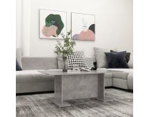 vidaXL Coffee Table Concrete Grey 103.5x60x40 cm Engineered Wood