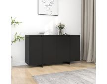 vidaXL Sideboard Black 135x41x75 cm Engineered Wood