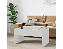 vidaXL Coffee Table White 80x50.5x41.5 cm Engineered Wood