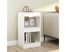 vidaXL Book Cabinet/Room Divider White 40x30x72 cm