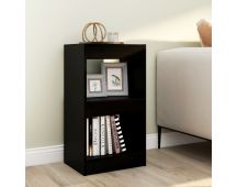 vidaXL Book Cabinet/Room Divider Black 40x30x72 cm