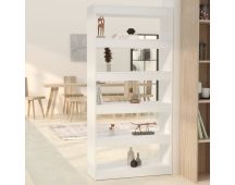 vidaXL Book Cabinet/Room Divider White 80x30x166 cm Engineered Wood