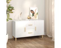 vidaXL Sideboard White 100x36x60 cm Engineered Wood