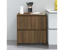 vidaXL Sideboard Brown Oak 70x41x75 cm Engineered Wood