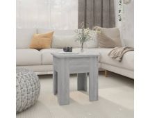 vidaXL Coffee Table Grey Sonoma 40x40x42 cm Engineered Wood