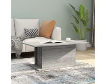 vidaXL Coffee Table Grey Sonoma 102x55.5x40 cm Engineered Wood