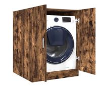 vidaXL Washing Machine Cabinet Smoked Oak 71x71.5x91.5cm