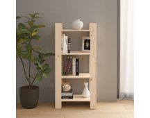 vidaXL Book Cabinet/Room Divider 60x35x125 cm Solid Wood