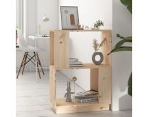 vidaXL Book Cabinet/Room Divider 51x25x70 cm Solid Wood Pine