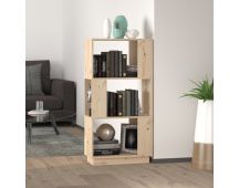 vidaXL Book Cabinet/Room Divider 51x25x101 cm Solid Wood Pine