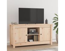 vidaXL TV Cabinet 103x36.5x52 cm Solid Wood Pine