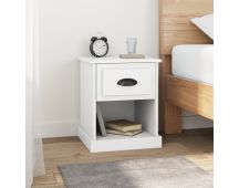 vidaXL Bedside Cabinets 2 pcs White 39x39x47.5 cm Engineered Wood