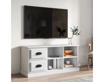 vidaXL TV Cabinet White 102x35.5x47.5 cm Engineered Wood