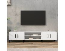 vidaXL TV Cabinet White 180x31.5x40 cm Engineered Wood