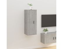 vidaXL Wall Mounted TV Cabinet Concrete Grey 40x34.5x100 cm